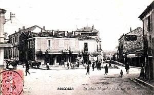 MASCARA - PLACE MOGADOR ET RUE DE TIARET - 1904
